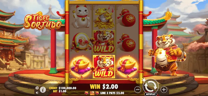 Recursos e bônus do Tiger Sortudo